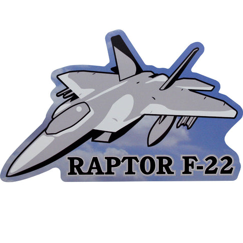 Air Force Raptor F-22 with Plane Sticker