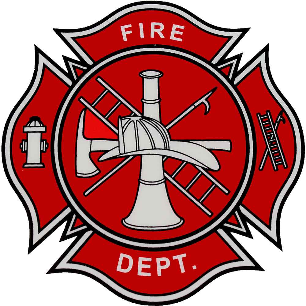 Fire Department Logo Decal USAMM Fire department logo decal usamm