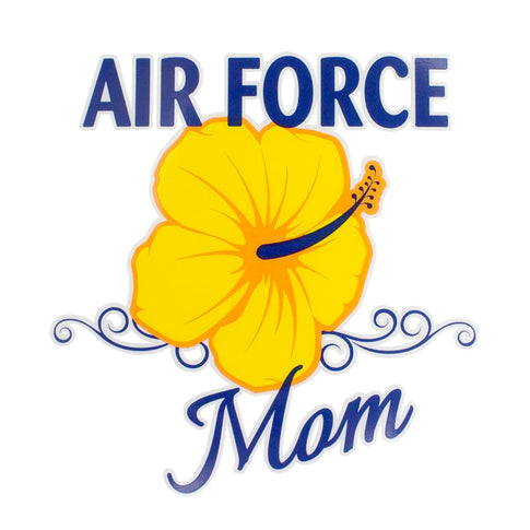 Air Force Mom Clear Decal