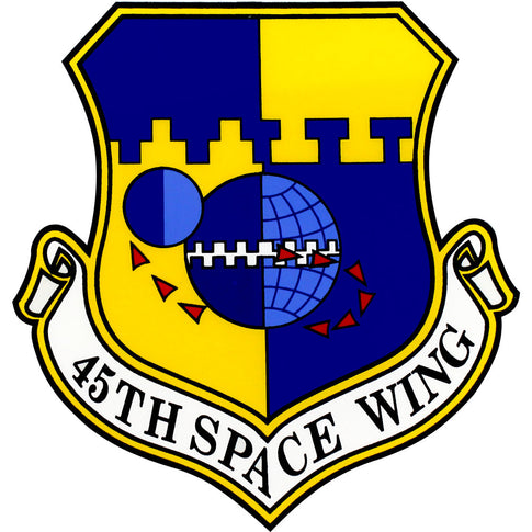 45th Space Wing Clear Decal