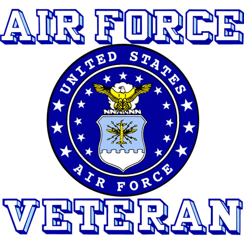 Air Force Veteran With Crest 3.5
