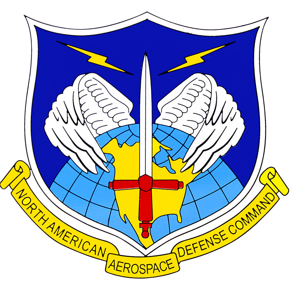 North American Aerospace Defense Command 3.5" Clear Decal Stickers and Decals BP-0777