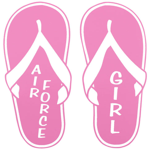 Air Force Girl Pink Flip Flops 4