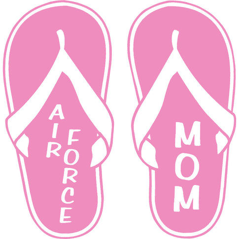 Air Force Mom Pink Flip Flops 4