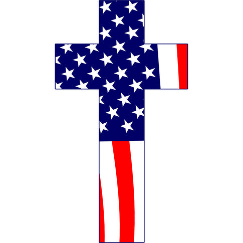 American Flag Cross 5