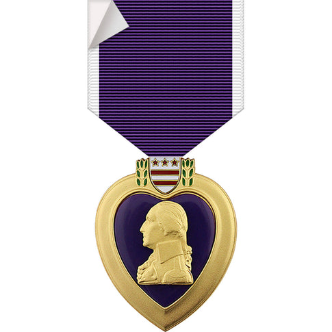 Purple Heart Medal Sticker