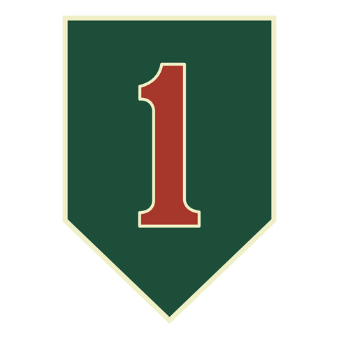 CSIB Sticker - 1st Infantry Division Decal