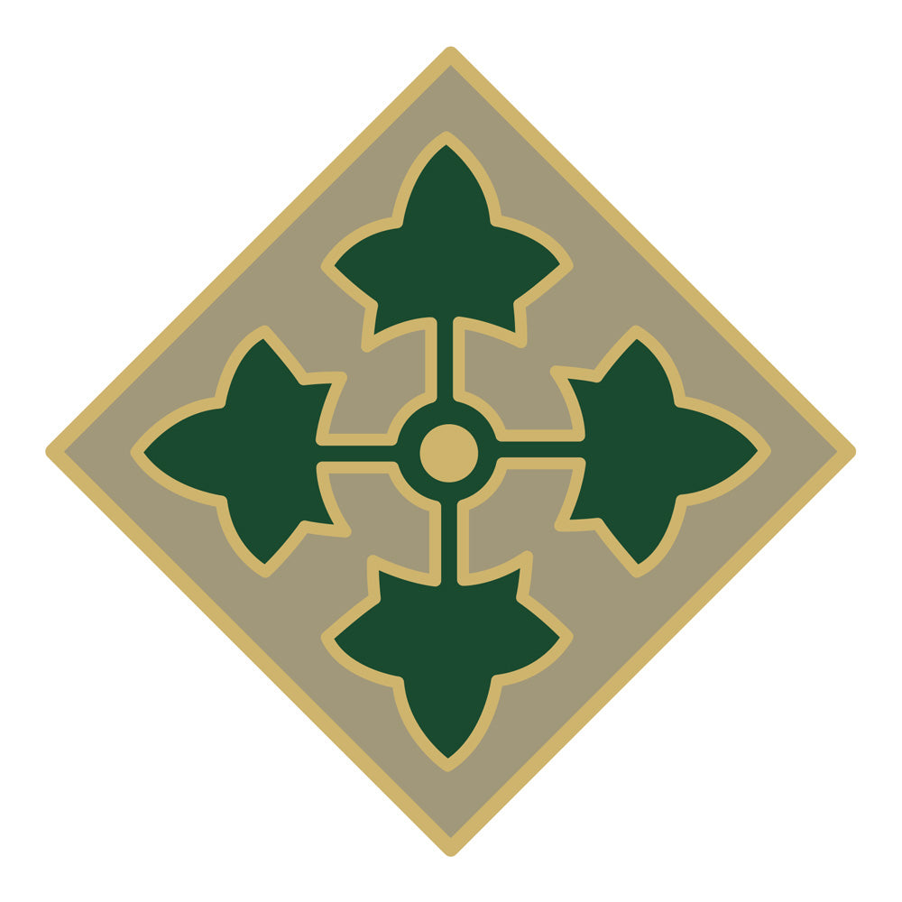 CSIB Sticker - 4th Infantry Division Decal Stickers and Decals BP-1123