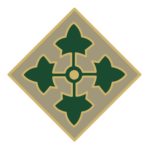 CSIB Sticker - 4th Infantry Division Decal
