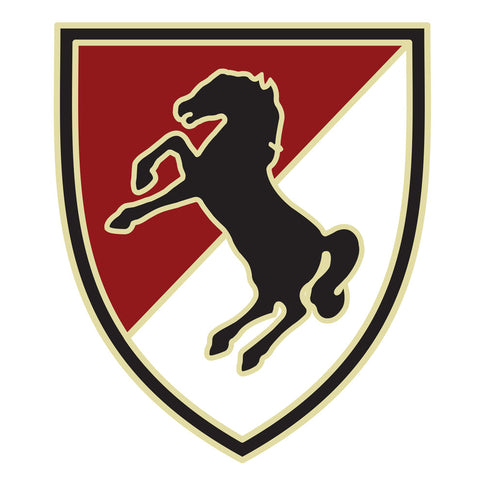 CSIB Sticker - 11th Armored Cavalry Regiment Decal
