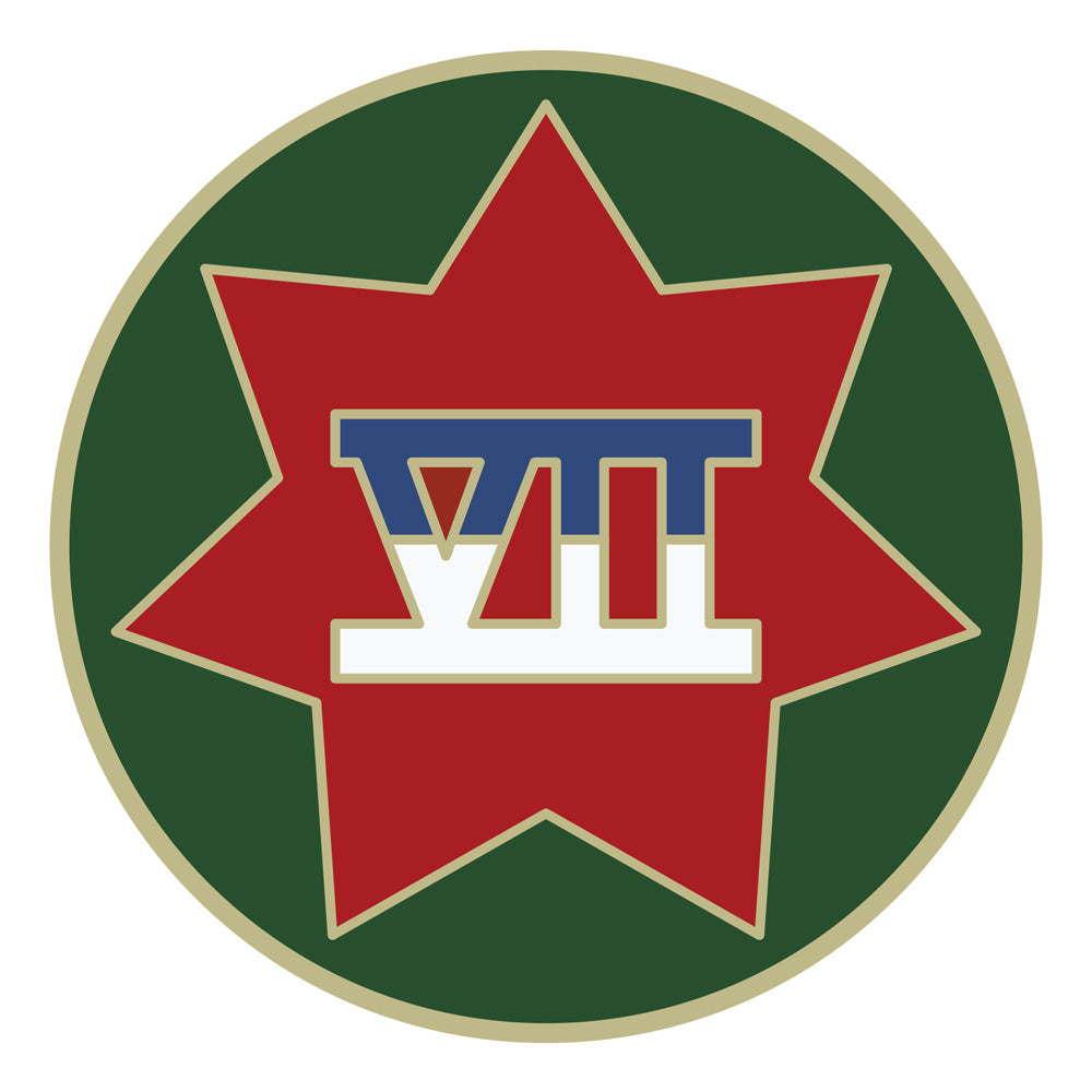 CSIB Sticker - VII (7th) Corps Decal | USAMM
