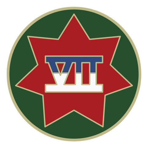 CSIB Sticker - VII (7th) Corps Decal