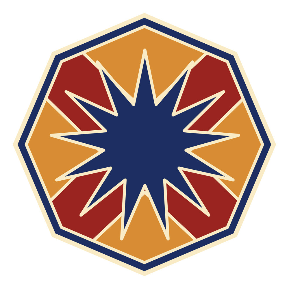 CSIB Sticker - 13th Sustainment Command (Expeditionary) Decal Stickers and Decals BP-1247