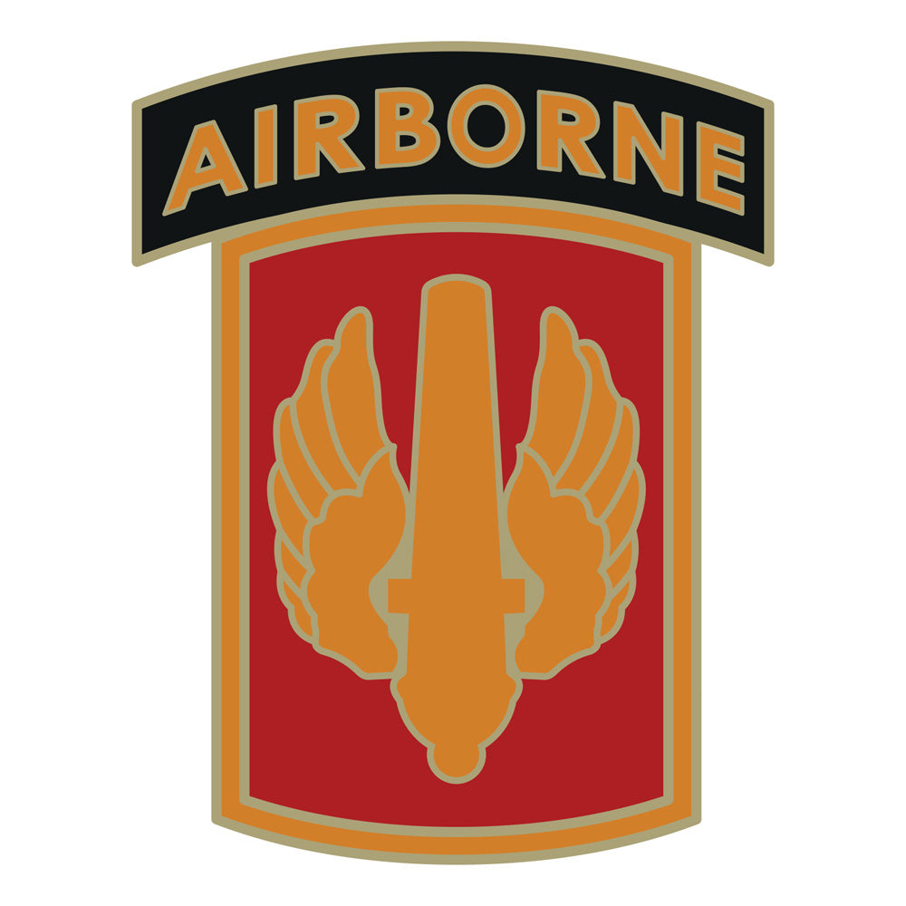 CSIB Sticker - 18th Fires Brigade Airborne Decal Stickers and Decals BP-1251