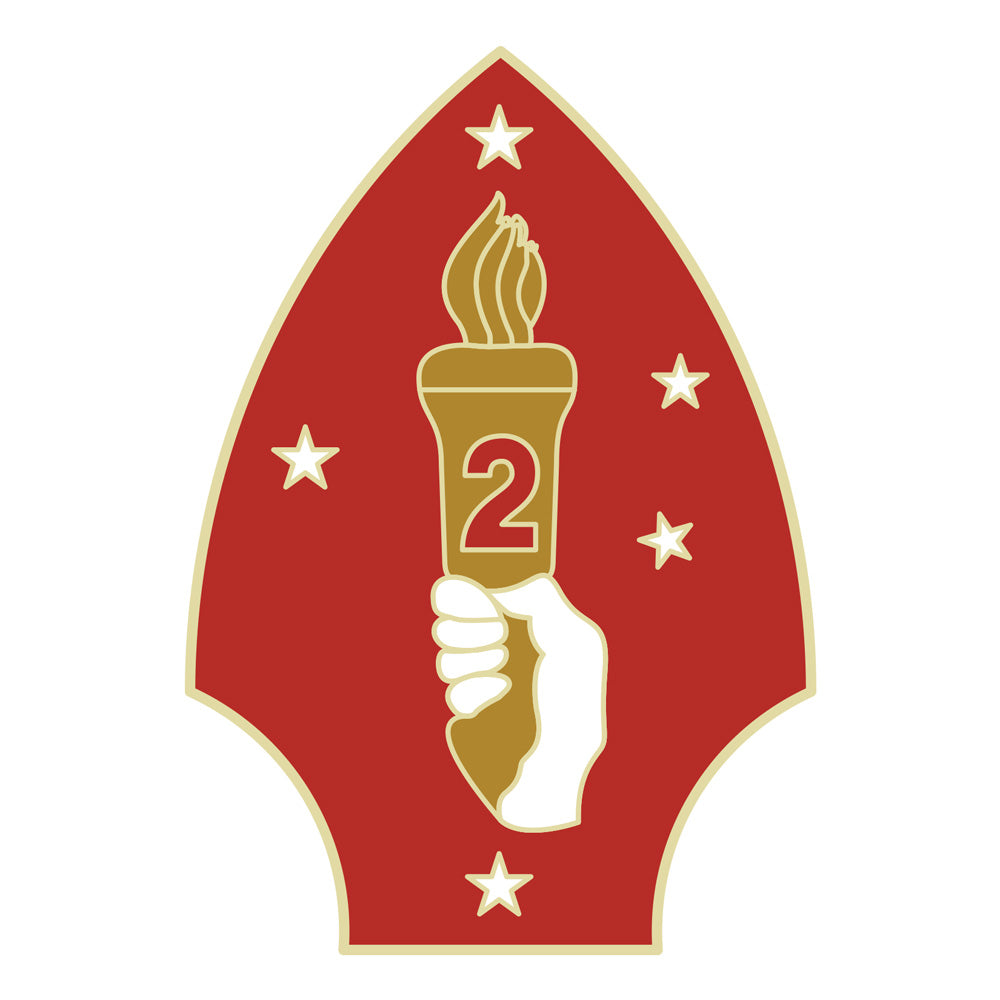 CSIB Sticker - 2nd Marine Division Decal Stickers and Decals BP-1296