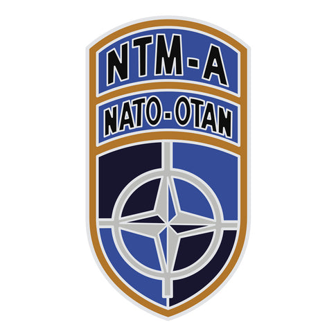 CSIB Sticker - NATO Training Mission Afghanistan Decal