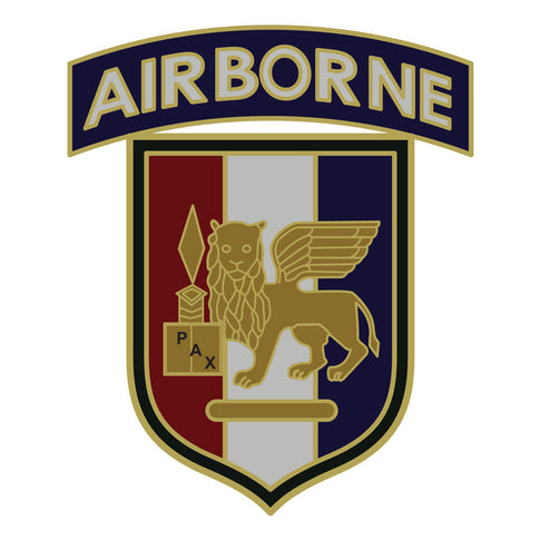 CSIB Sticker - U.S. Army Africa SETAF with Airborne Tab Decal