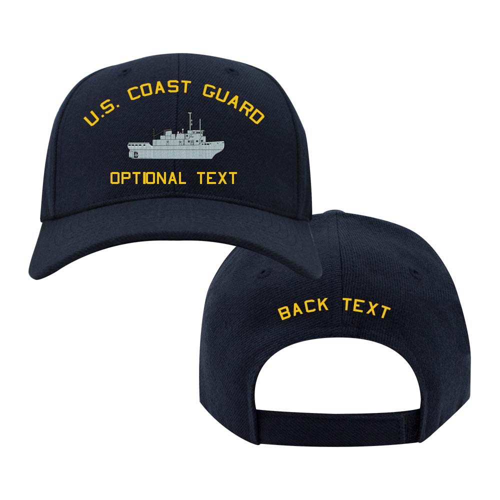 Coast Guard Custom Ship Cap - Bay Class Icebreaking Tug Hats and Caps 