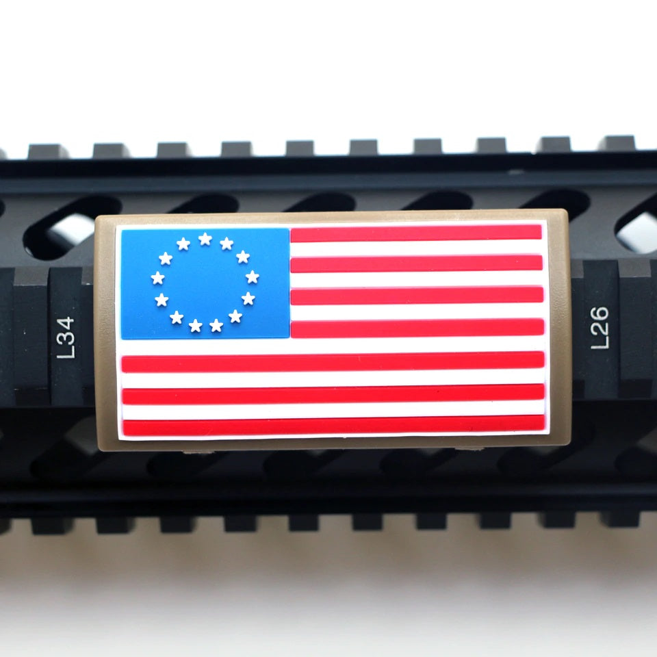 RWB Betsy Ross Flag Rail Covers – USAMM