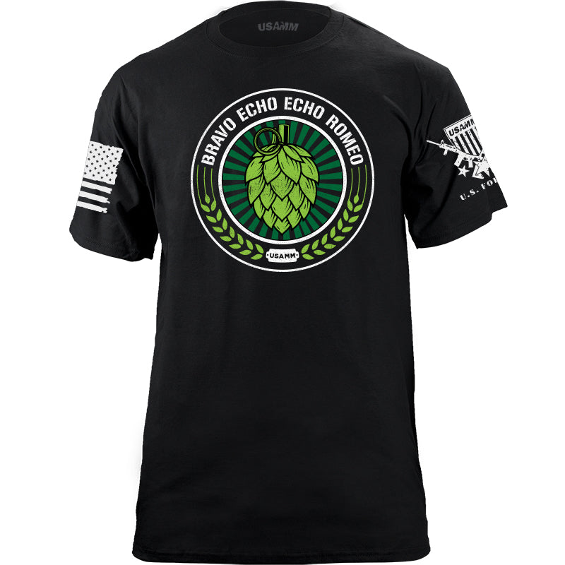 Bravo Echo Echo Romeo Grenade T-shirt Shirts YFS.4.010.1.BKT.1