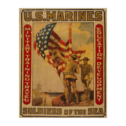 Marines - Soldiers of the Sea - 8 x 10 Canvas Print