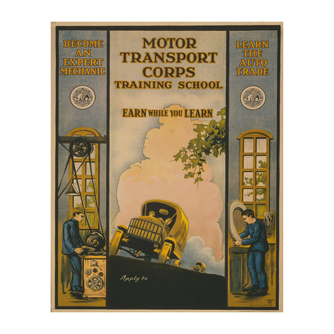 Transportation Corps - 8 x 10 Vintage Canvas Print