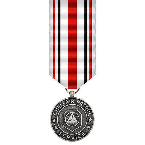 Civil Air Patrol - Red Service Miniature Medal