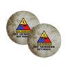 1st Armored Division Coasters - Sold in Pairs