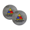 1st Armored Division Coasters - Sold in Pairs