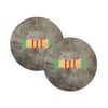 Vietnam Distressed Ribbon Coasters - Sold in Pairs