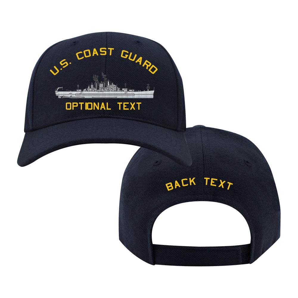 Coast Guard Custom Ship Cap - Des Moines 1948 Cruiser Hats and Caps 