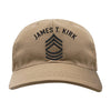 Army Enlisted Custom Rank Caps - Coyote Hats and Caps COY.MSTSERG