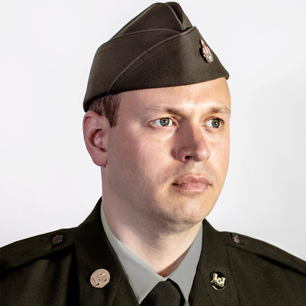 USAMM - Army Green Service Uniform (AGSU) Garrison Cap in 6 7/8 USAMM - Army Green Service Uniform (AGSU) Garrison Cap in 6 7/8