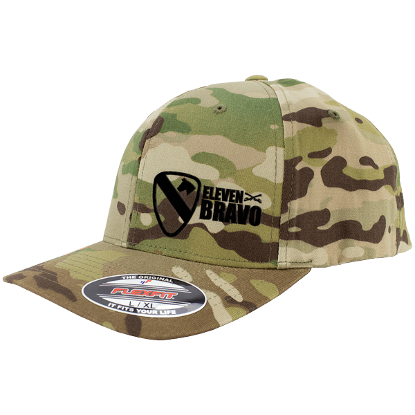 1st Cavalry 11 Bravo Series FlexFit Caps Multicam Hats and Caps Hat.0258