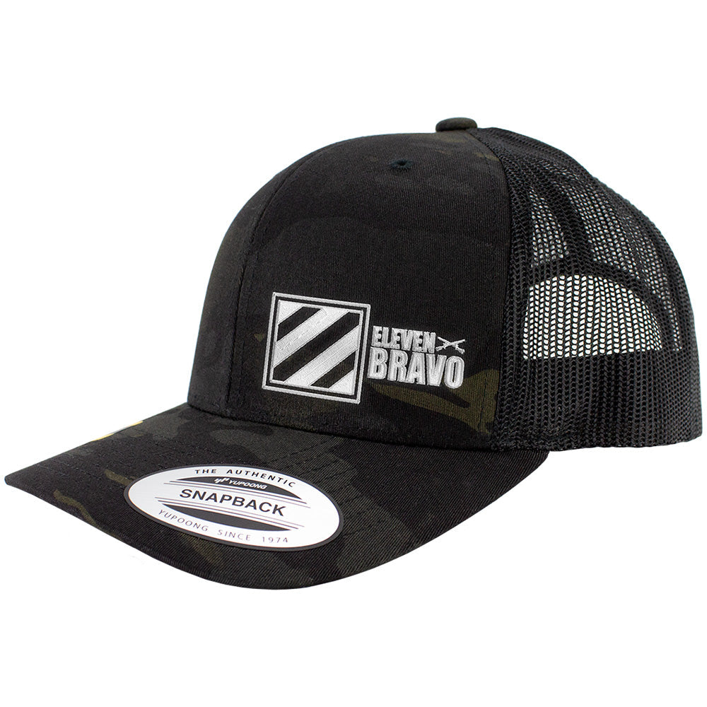 3rd Infantry 11 Bravo Series Snapback Trucker Multicam Hats and Caps Hat.0303