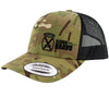 10th Mountain 11 Bravo Series Snapback Trucker Multicam Hats and Caps Hat.0320
