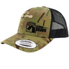 18th Airborne 11 Bravo Series Snapback Trucker Multicam Hats and Caps Hat.0326