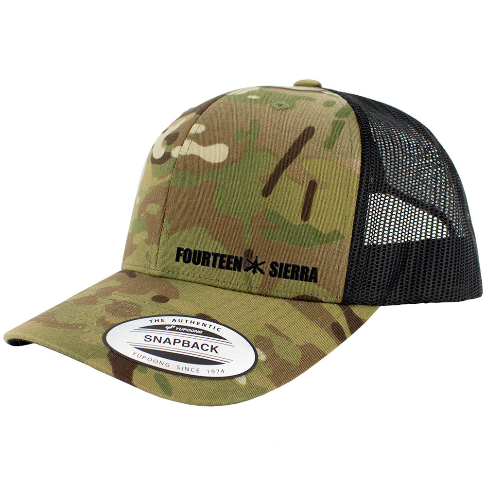 Fourteen Sierra MOS Snapback Trucker Multicam Caps Hats and Caps Hat.0468