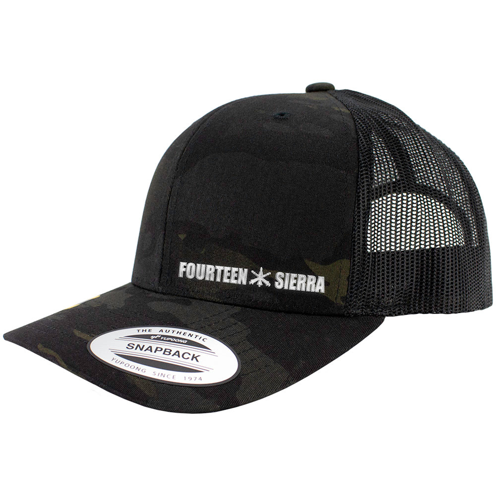 Fourteen Sierra MOS Snapback Trucker Multicam Caps Hats and Caps Hat.0469