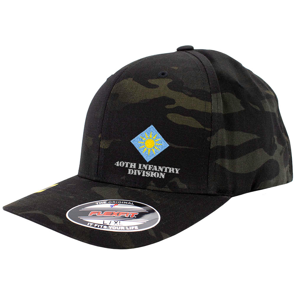 40th Infantry Division FlexFit Caps - Multicam | USAMM