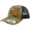 25th Infantry Division Snapback Trucker Cap - Multicam Hats and Caps Hat.0647
