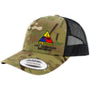 1st Armored Division Snapback Trucker Cap - Multicam Hats and Caps Hat.0658