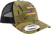 Blackhawk Sunset Embroidered Snapback Trucker Hat