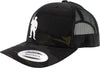 Soldier Silhouette Embroidered Snapback Trucker Hat