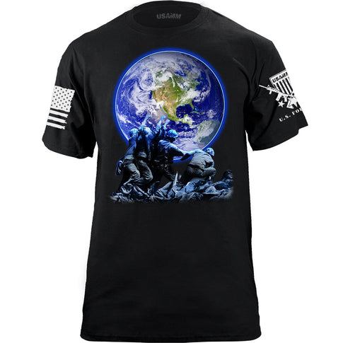 Iwo Jima Earth T-Shirt