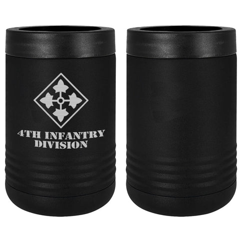 4th Infantry Division Laser Engraved Beverage Holder
