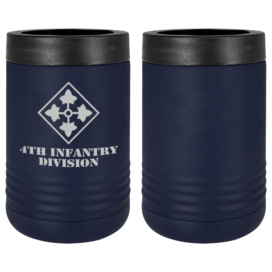 4th Infantry Division Laser Engraved Beverage Holder Mugs LEIH.0081.N
