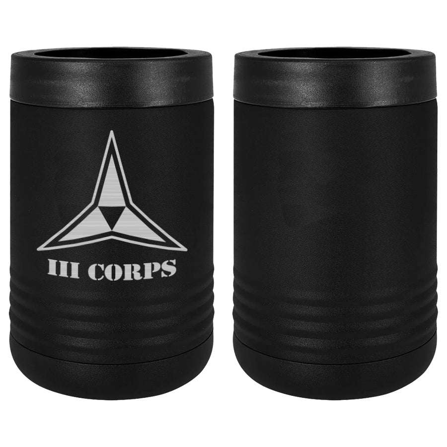 Army III Corps Laser Engraved Beverage Holder Mugs LEIH.0108.B