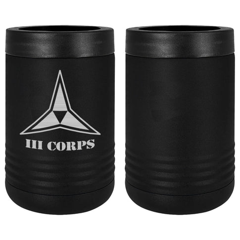 Army III Corps Laser Engraved Beverage Holder