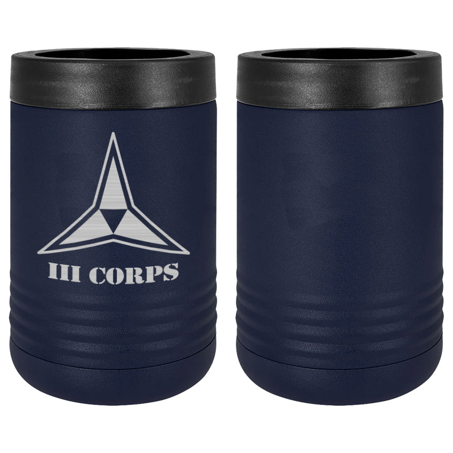 Army III Corps Laser Engraved Beverage Holder Mugs LEIH.0108.N